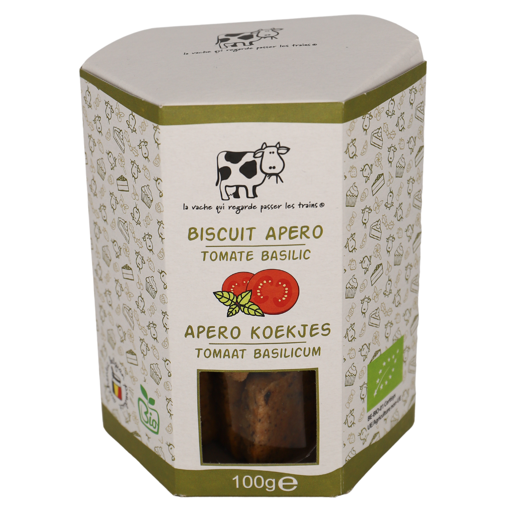 LV Biscuits apéro tomate basilic 100g bio