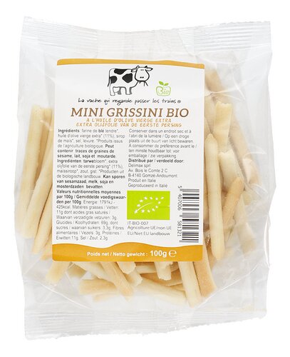 LV Mini grissini à l'huile d'olive  100g bio