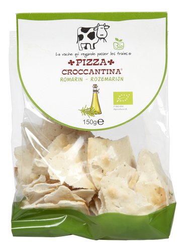 LV Pizza Croccantina au romarin 150 g bio