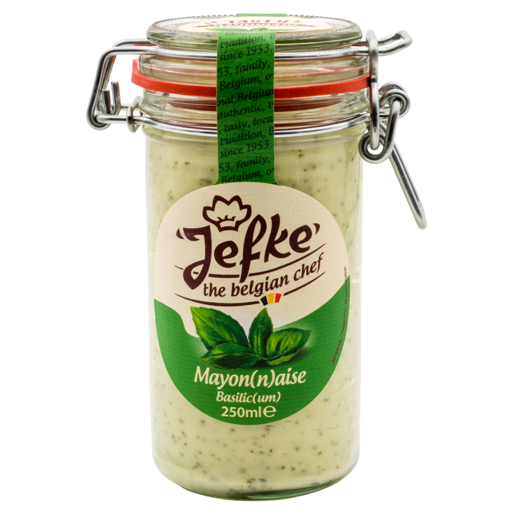 JF MAYONNAISE BASILIC 250ML WECK