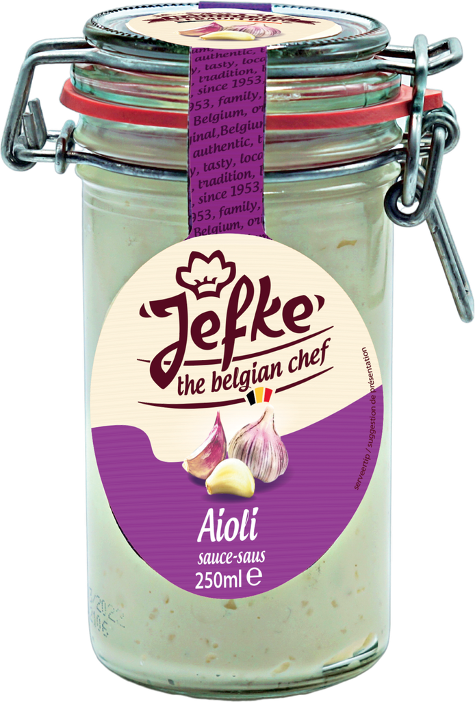JF SAUCE AIOLI 250ML WECK