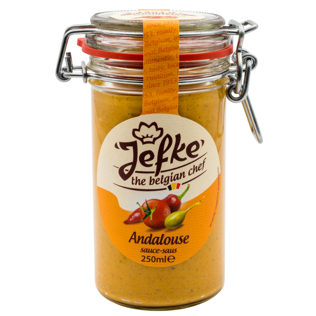 JF SAUCE ANDALOUSE 250ML WECK