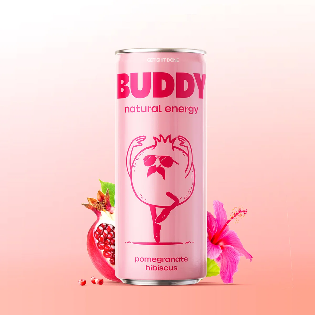 BUDDY bio functional & energy drink grenade hibiscus - 250ml