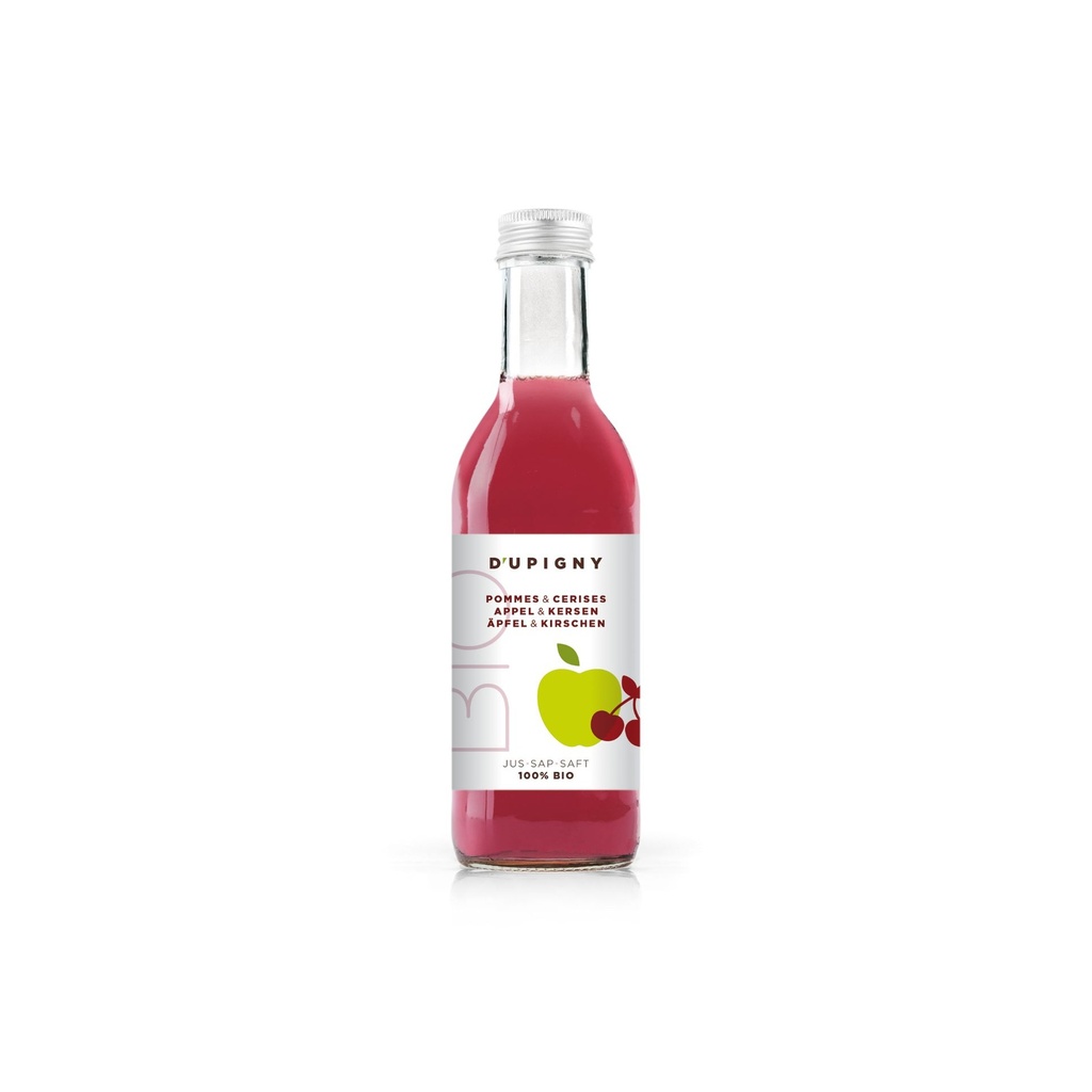 Jus de pomme-cerise bio d'UPIGNY 250ml