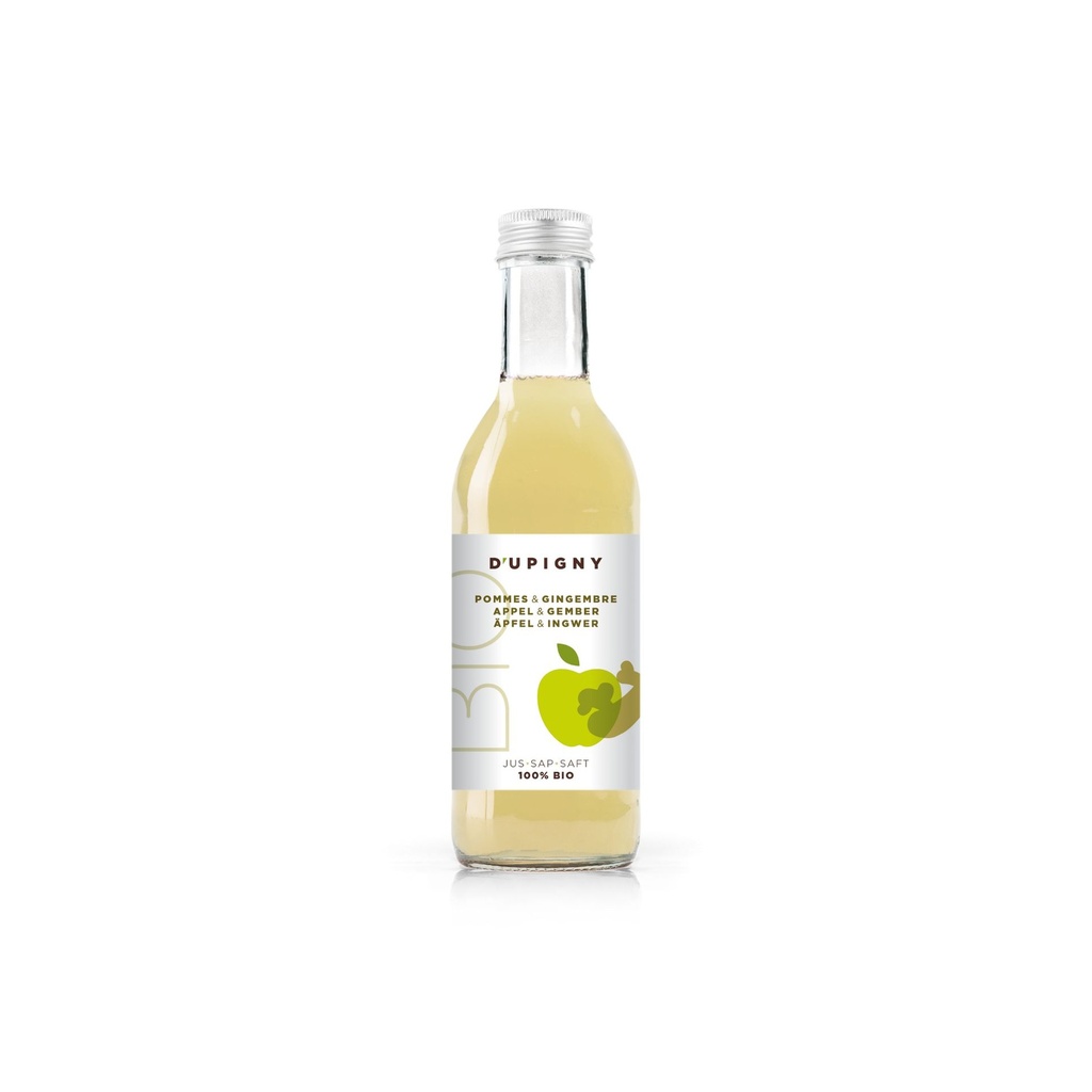 Jus de pomme-gingembre bio d'UPIGNY 250ml