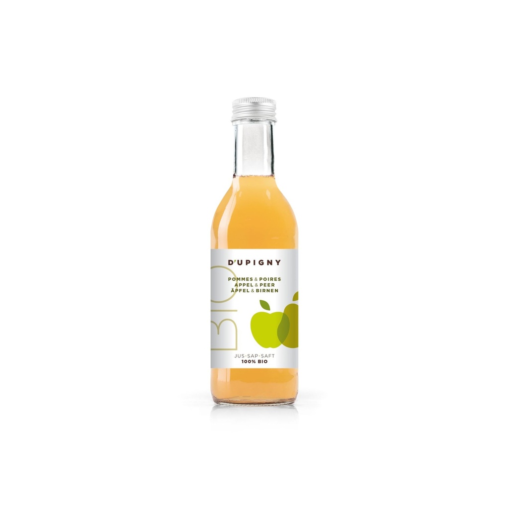 Jus de pomme-poire bio d'UPIGNY 250ml