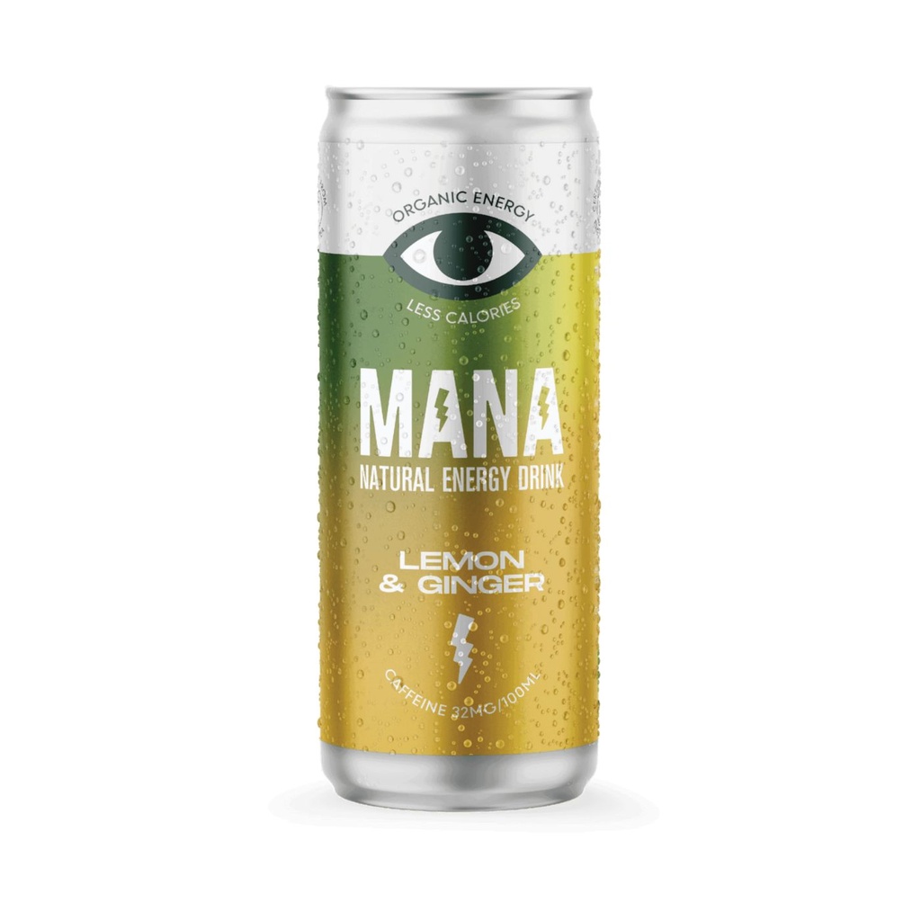 MANA natural energy drink - citron & gingembre 250ml