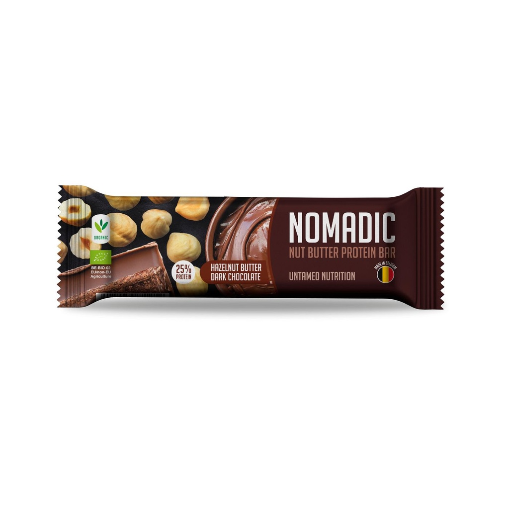 NOMADIC barre protéinée au beurre de noix & noisette 40g