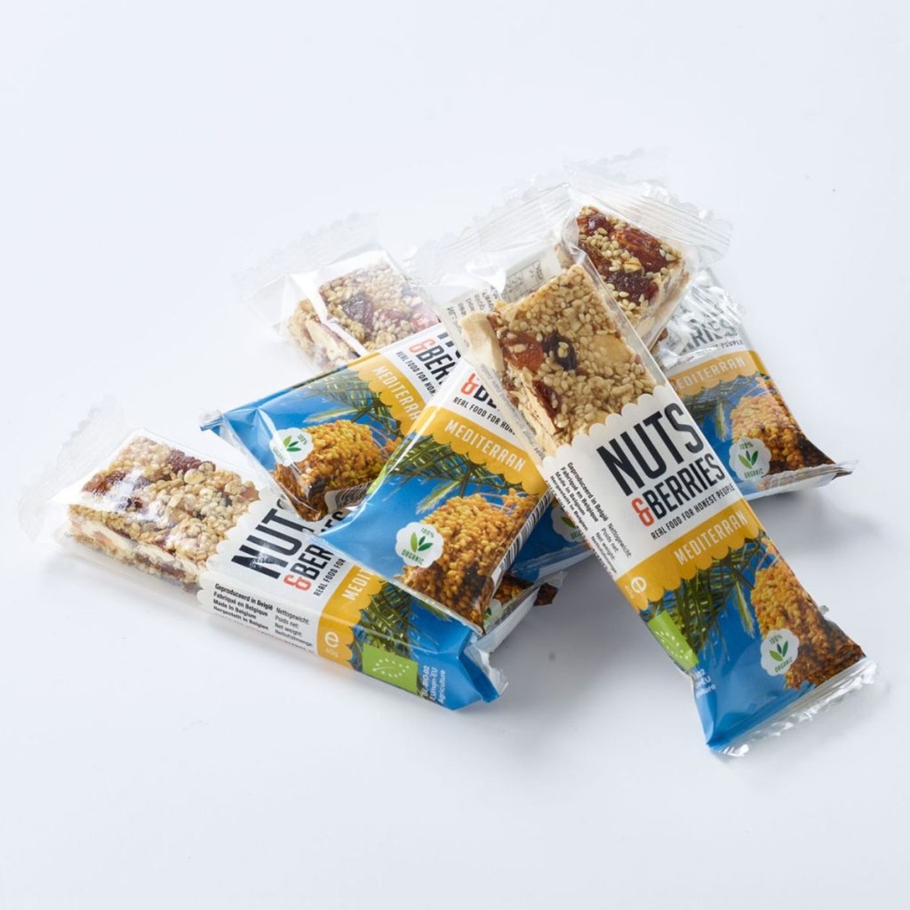 NUTS & BERRIES energy bar Mediterran bio 40g