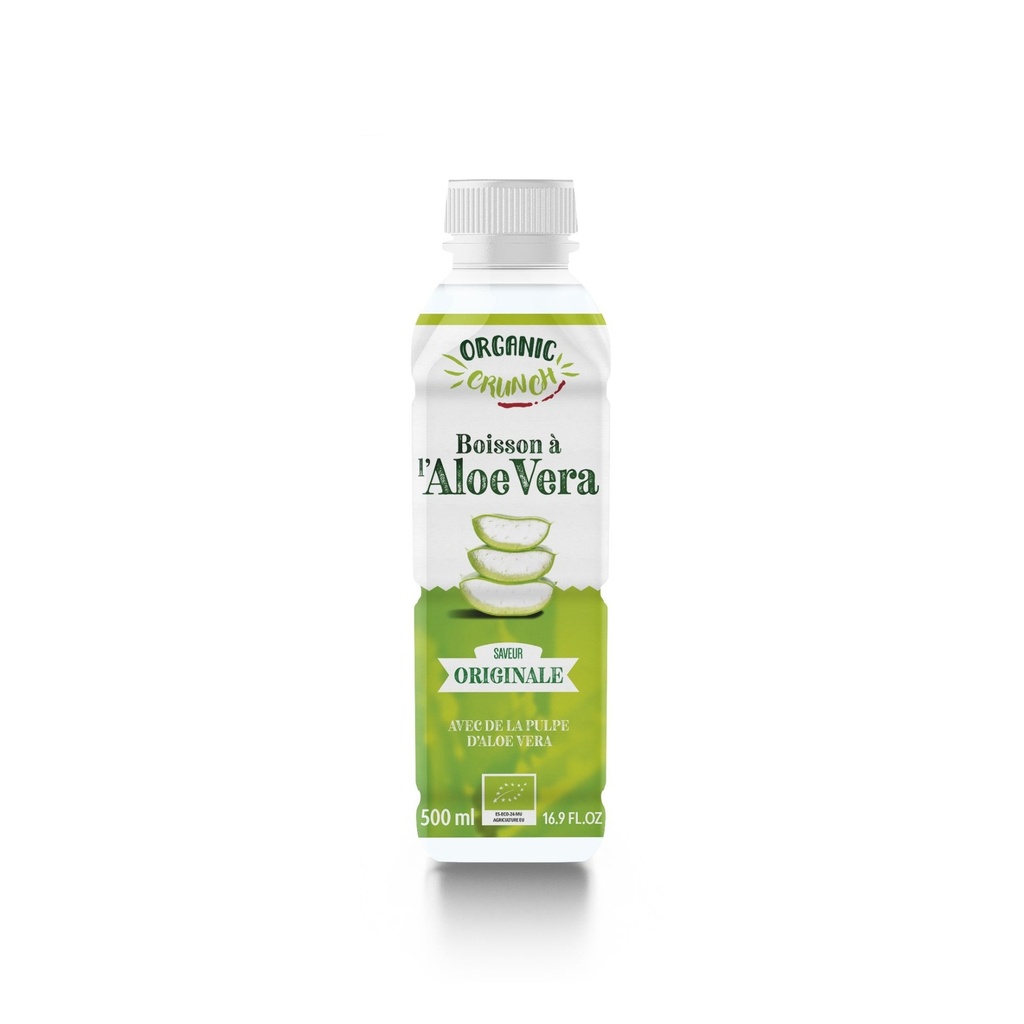 ORGANIC CRUNCH aloe vera drink original 500ml