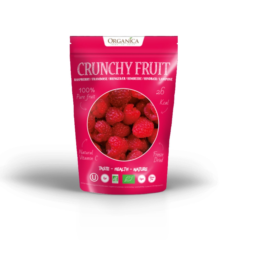 ORGANICA crunchy fruit framboise 12g