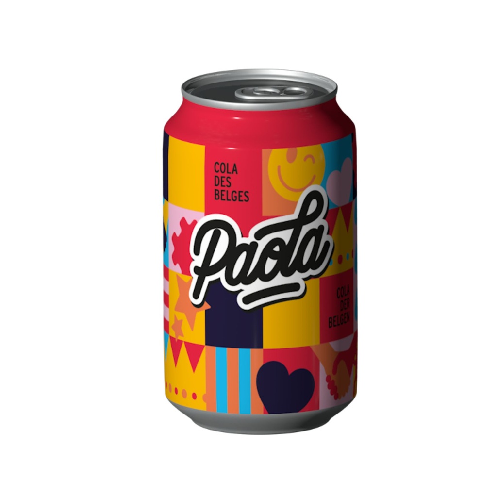 PAOLA cola canette 330ml - le cola des Belges