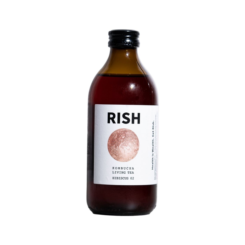 RISH kombucha BIO - hibiscus 330ml