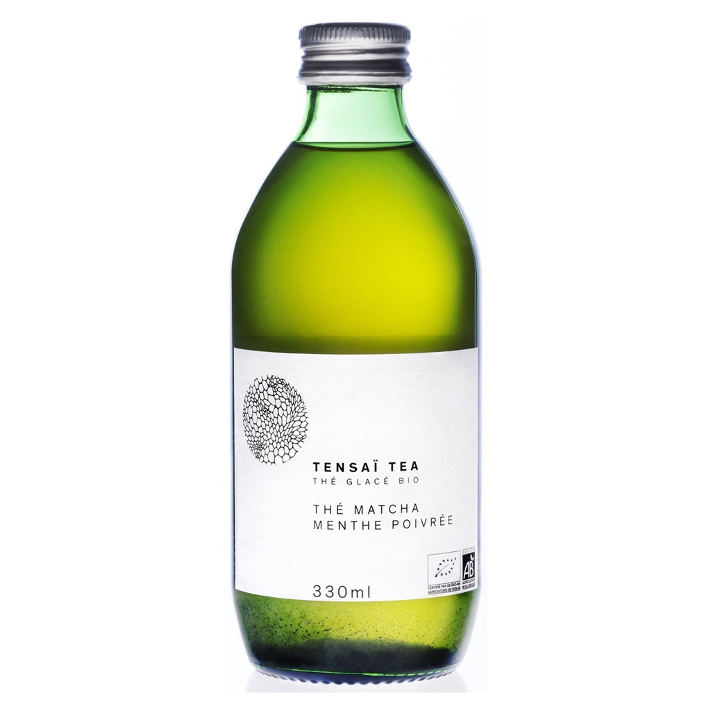 TENSAÏ TEA  thé matcha bio à la menthe 330ml