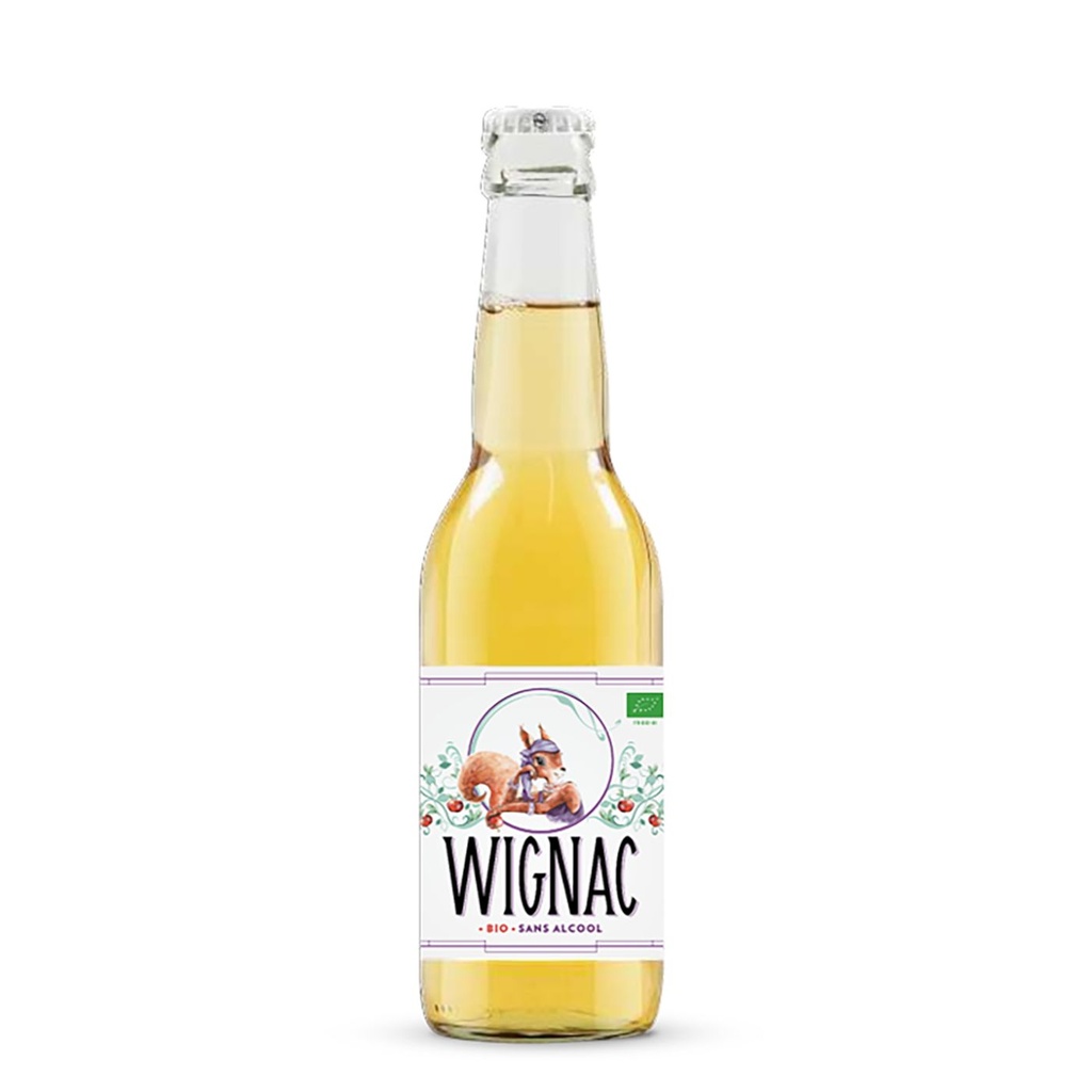 WIGNAC cidre naturel bio sans alcool 330ml