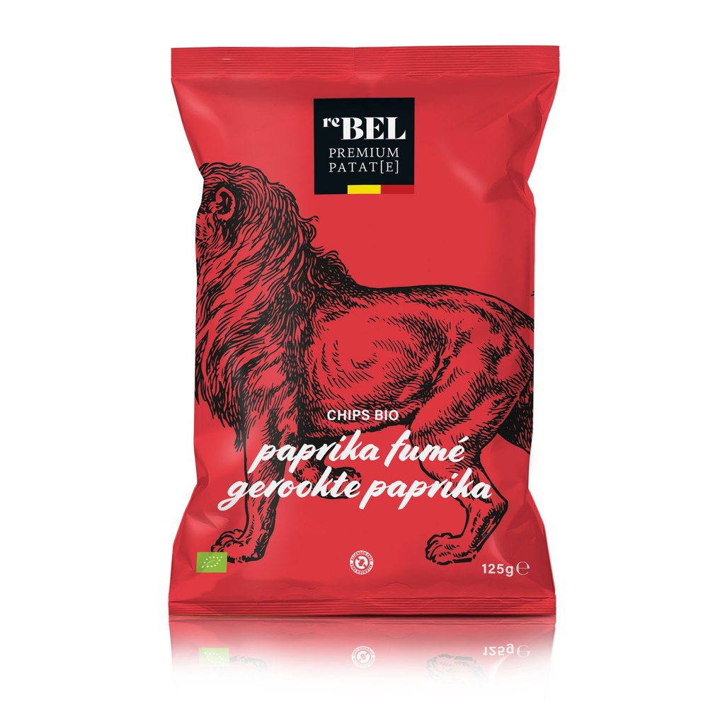 ReBEL chips premium & bio - paprika fumé 35g