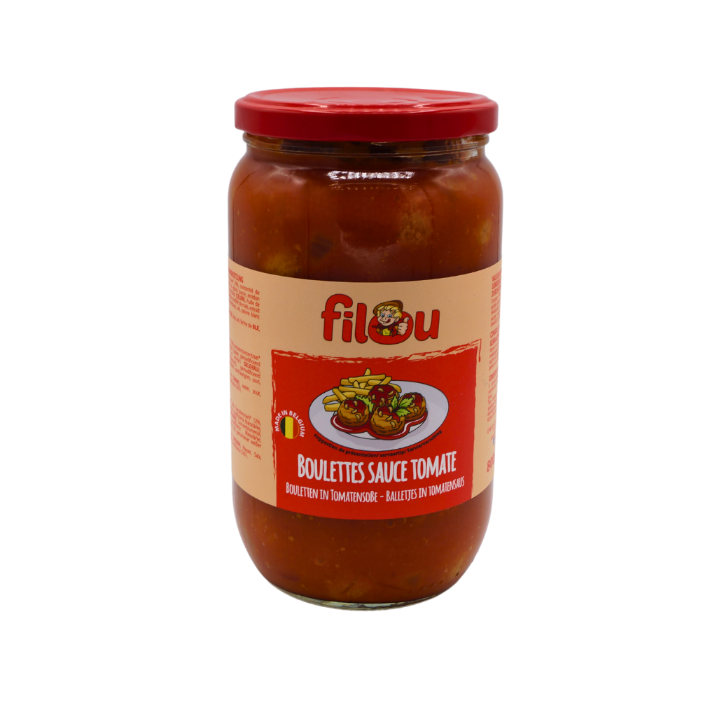 FIL BY JF BOULLETTES SAUCE TOMATE 800G BOCAL 