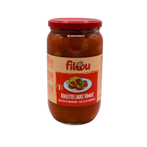 FIL BY JF BOULLETTES SAUCE TOMATE 800G BOCAL