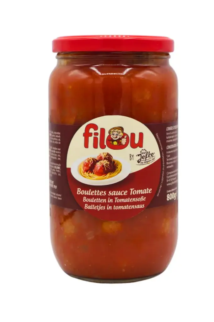 FIL BY JF BOULLETTES SAUCE TOMATE 800G BOCAL