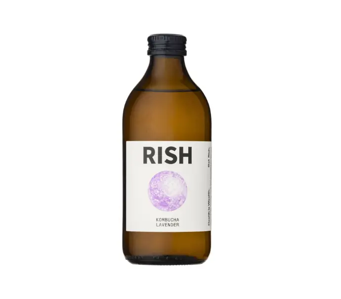 Rish Kombucha Lavender BIO - gingembre 330ml 