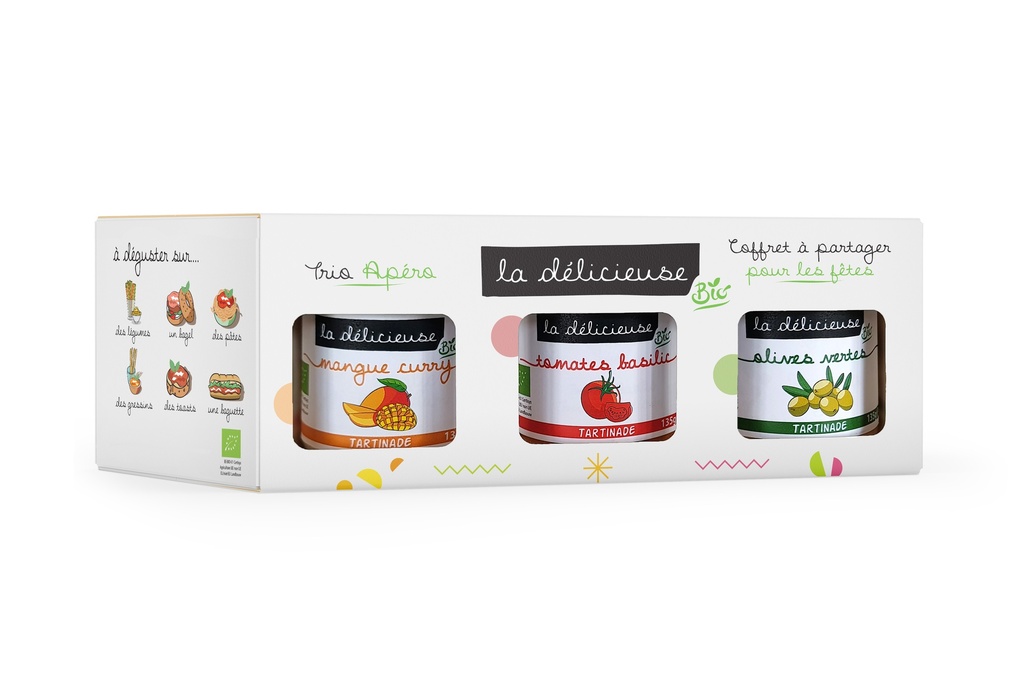 LD Trio Tartinade 3x135g (Tripack)