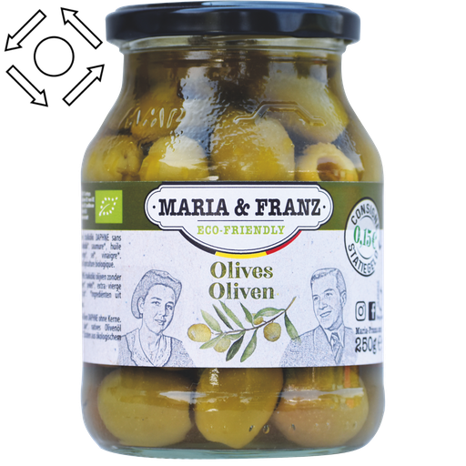 MF Grüne Oliven 500g